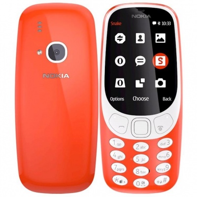 Мобильный телефон Nokia 3310 dual sim 2017 красный
