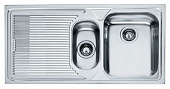 Кухонная мойка Franke Lox 651~чаша справа,размер 100x50 см.,шкаф 60, нержавеющая сталь,полированная ,Frank