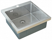 Кухонная мойка ZorG Inox 510*510 H Hr-5151Hr