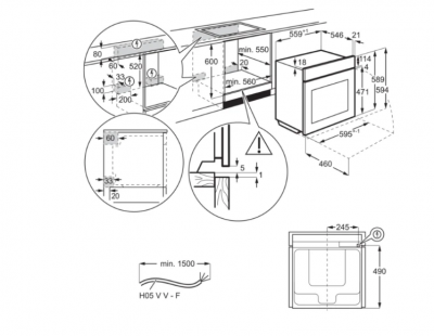Духовой шкаф Electrolux Okd5c51x