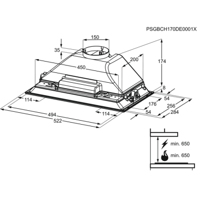 Вытяжка Zanussi Zhg514g