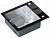 Кухонная мойка ZorG Inox-Glass Gl-6051-Black
