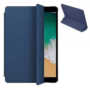 Чехол Smart Cover для Apple iPad кожаный Синий