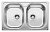 Кухонная мойка Blanco Tipo 8 Compact, 78*50, нерж. сталь (219169 214301)