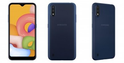 Смартфон Samsung Galaxy A01 синий