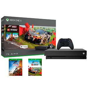 Игровая приставка Microsoft Xbox One X 1Tb + Forza Horizon 4 + Lego Speed 