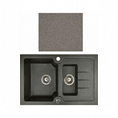 Кухонная мойка Kuppersberg Alba 1,5B1d Steel Metalic
