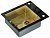 Кухонная мойка ZorG Inox-Glass 600*510 Gl-6051-Black-Bronze