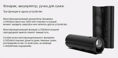 Фонарь мультифункциональный Xiaomi Ul Life LOVExtend Lp-100 Green