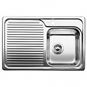 Кухонная мойка Blanco Classic 40 S нержавеющая сталь 1 чаша с крылом, цвет нержавеющий 511124