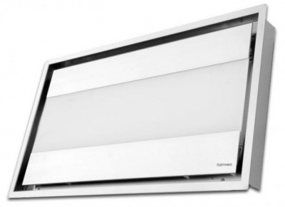 Вытяжка Falmec Nuvola Isola 90 Ix Ecp (без мотора) стекло белое Cnui90.03p
