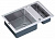 Кухонная мойка ZorG Inox-Glass 800*510 Gl-8051-2-White