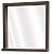 Зеркало Cersanit Imatra 75 венге, 754*741*120 мм 519008 