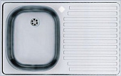 Кухонная мойка Franke Pil 611~3 1,2  спереливом,чаша слева,размер78*50 см.,шкаф 40, нержавеющая сталь,деко