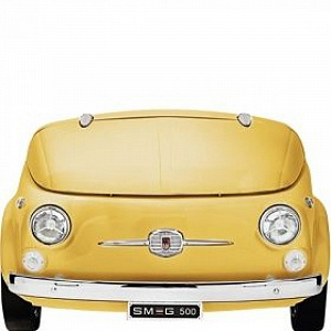 Холодильник Smeg 500 G (Fiat500) желтый