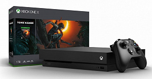 Игровая приставка Microsoft Xbox One X 1Tb + игра Shadow of the Tomb Raider