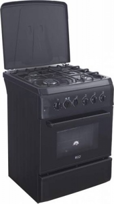 Газовая плита Ricci Rgc6020bl матовый чёрный