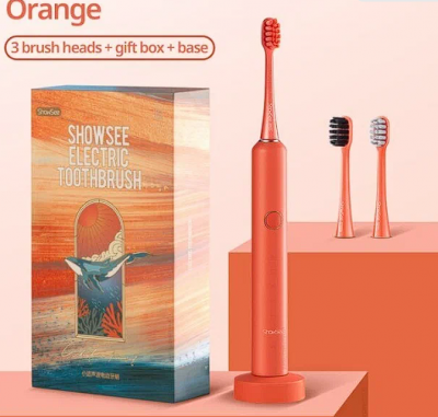 Электрическая зубная щетка Xiaomi ShowSee D2 Sonic Toothbrush Travel Box Orange (D2-B/Dhz-