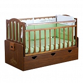 Кровать-качалка Daka Baby Укачай-ка 03 Орех