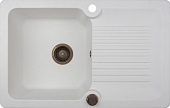 Кухонная мойка Kuppersberg Ancona 1B1d White Alabaster