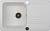 Кухонная мойка Kuppersberg Ancona 1B1d White Alabaster