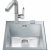 Кухонная мойка Smeg Vq40rs-2 Кухонная мойка Smeg Vq40rs-2