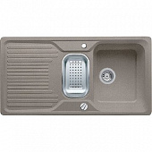 Кухонная мойка Blanco Classic 6 S гранитная 2 чаши с крылом, цвет серый бежевый 517307