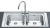 Кухонная мойка Smeg Lv95-3 Кухонная мойка Smeg Lv95-3