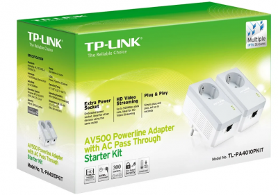Сетевой адаптер TP-Link Tl-Pa4010pkit