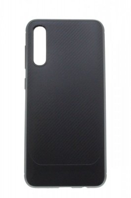 Накладка для Samsung Galaxy A30 с перфорацией чёрная EG