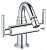 Grohe Atrio Jota Смеситель для биде 24026000