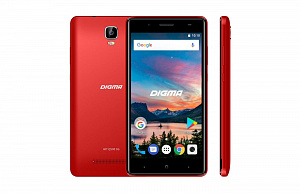 Смартфон Digma Q500 3G HIT,красный
