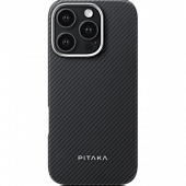 Чехол Pitaka (Ki1601pma) Ultra Slim Case for IPhone 16 ProMax Black/Gray Twill