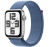 Apple Watch SE 2023 44mm Gen 2 Silver Winter Blue Sport Loop MREF3