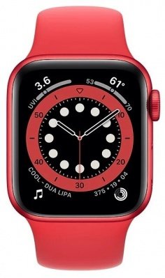Apple Watch Series 6 GPS 40mm Aluminum Case with Sport Band red