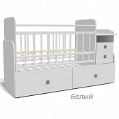 Кровать трансформер Bambu Allegro (Бамбу Аллегро) белый