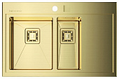 Кухонная мойка Omoikiri Akisame Oak-78-2-In-Lg