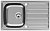 Кухонная мойка Franke Scala 45~ оборачиваемая, 3 1,2  размер 780*490 см. шкаф 45, нержавеющая сталь, матов