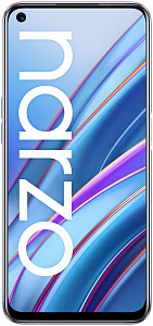 Смартфон realme Narzo 30 4G 6/128GB серебристый