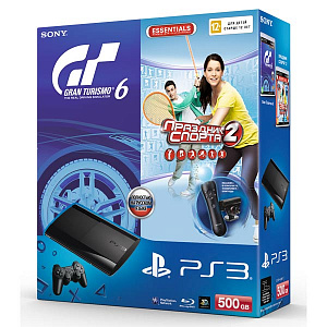 Sony PlayStation 3 500GB+Праздник спорта 2+GranTurismo 6+Move/Camera