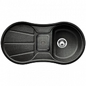 Кухонная мойка Blanco Cron 6 S гранитная 2 чаши с крылом, цвет антрацит 512007