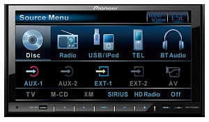Магнитола автомобильная Pioneer Avh-P4100dvd