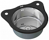 Кухонная мойка ZorG Inox-Glass Gl-510-Black