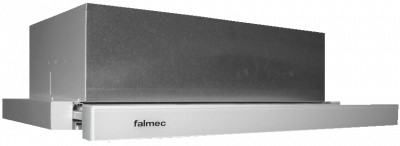 Вытяжка Falmec Slim 60Wh Glass белая стеклянная панель