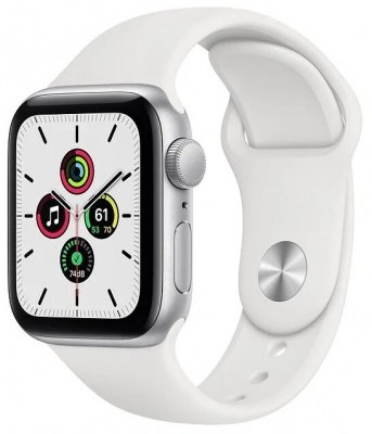 Apple Watch SE GPS 40mm Aluminum Case with Sport band Silver