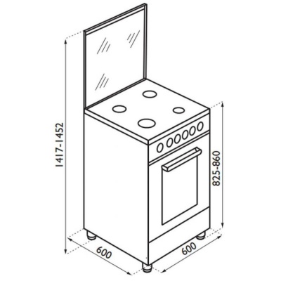 Газовая плита Ardesia D 662 Rnc