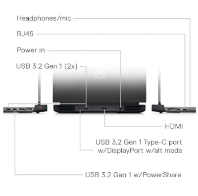 Dell G5 15 5520 15.6’’ Dark Shadow Grey i5-12500H/16GB/512GB/RTX3050