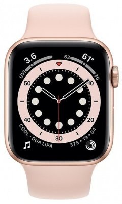 Apple Watch Series 6 GPS 44mm Aluminum Case with Sport band Pink