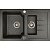 Кухонная мойка Kuppersberg Modena 1,5B1d Black Met.