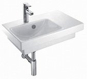Раковина Jacob Delafon Odeon Up E4757g-00, 1отв прав крыло65x40(бел)